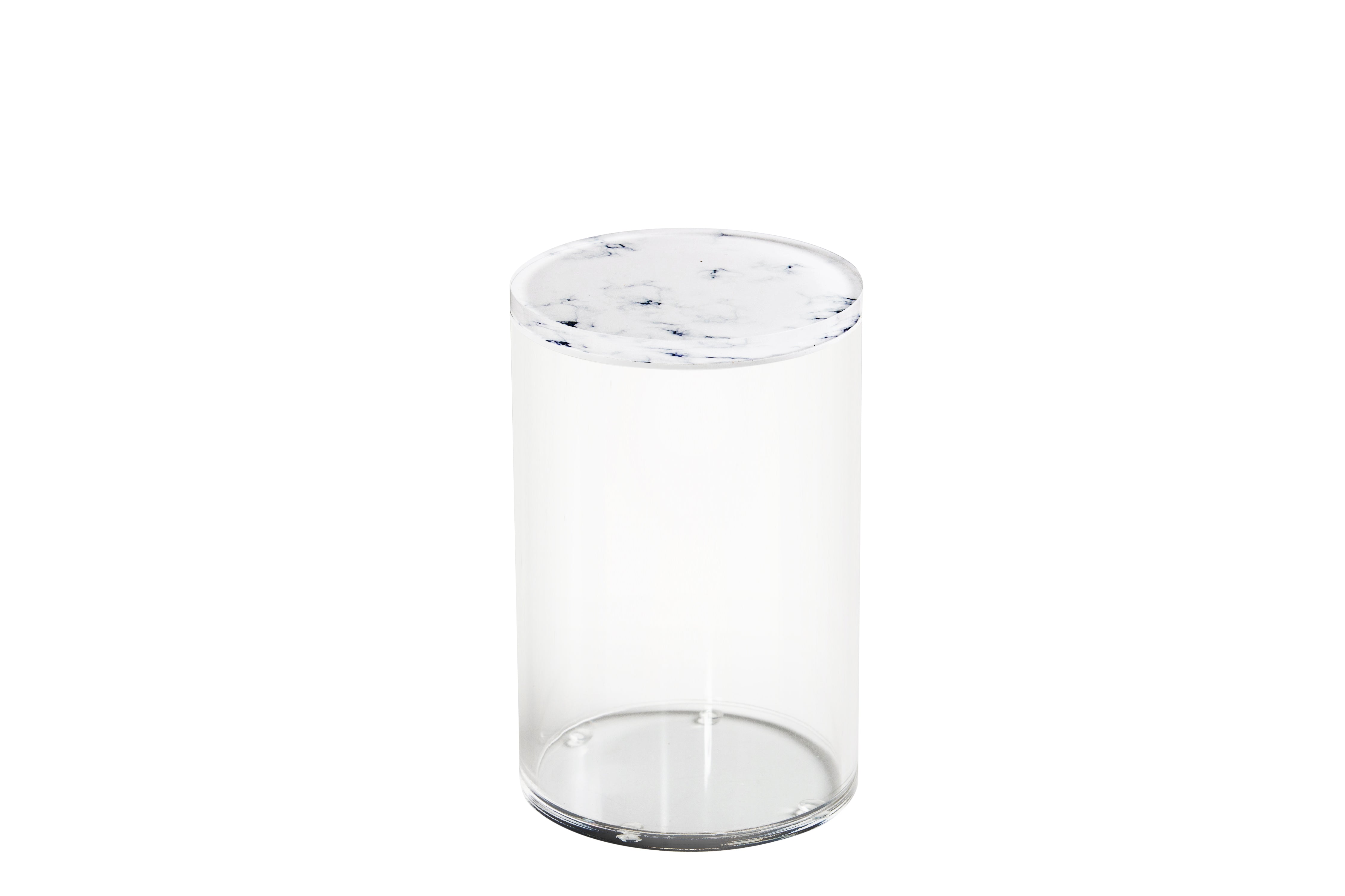 Marble Tones Plexi Container - Tall